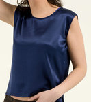 Zijden-tops-Easy-blue/Zijden-kleding