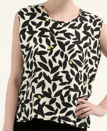 Zijden-tops-Leaves/Zijden-kleding